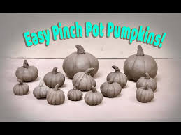 Pinch Pot Pumpkins