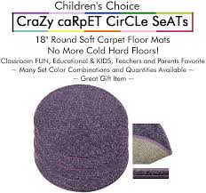 crazy carpet circle seats 18 rug mats