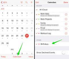 how to set iphone birthday reminders