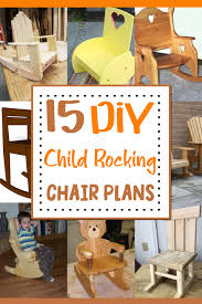 15 diy child rocking chair plans to