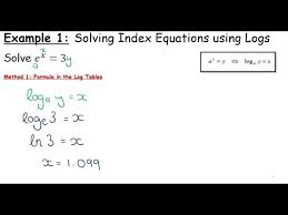 Lchl Solving Index And Log Equations