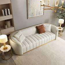 89 Modern Faux Leather Upholstered 3