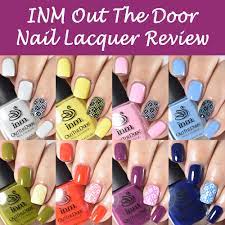 inm out the door nail lacquer review