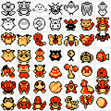 Pokémon characters index (pokémon types, recurring pokémon archetypes … others were designed to be clearly visible as tiny sprites on a monochromatic game boy and thus alternative title(s): Totodile S Woods åˆä»£é‡'éŠ€æ‰‹æŒã¡ã‚¢ã‚¤ã‚³ãƒ³ By ã‚¢ãƒ«ã‚¯ Pokemon Sprites Pixel Art Pokemon Red