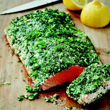 herb roasted salmon recipe