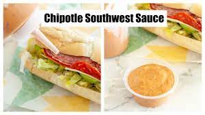 chipotle southwest sauce subway