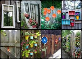 30 Cool Garden Fence Decoration Ideas