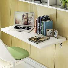 White Wall Mount Floating Folding