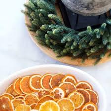 how to make dried orange slices the