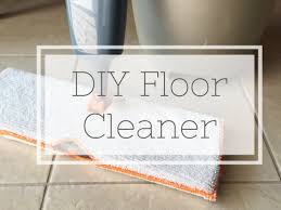natural homemade floor cleaner made