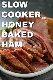 slow cooker honey baked ham recipe