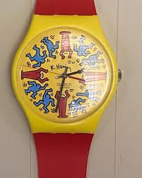 Swatch Maxi Wall Clock Keith Haring