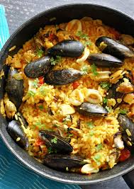 easy seafood paella recipe my