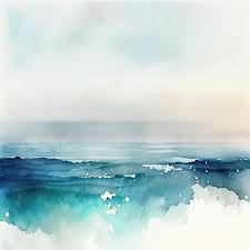 Sea Watercolor Images Free