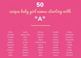 One of the most famous spanish names for girls, which means 'a counsel or an advisor'. 50 Unique Baby Girl Names Starting With A Annie Baby Monitor