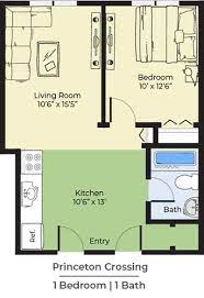 One Bedroom Standard Floor Plan
