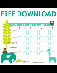 potty training chart free