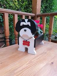 Dog Gifts Planters Handmade Wood Crafts
