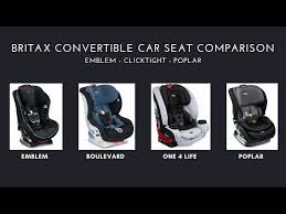 Britax Convertible Car Seat Comparison