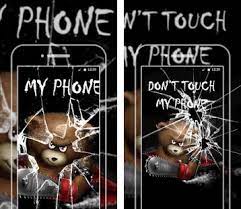 don t touch my phone wallpaper apk