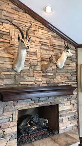 Mounts On Uneven Stone Fireplace