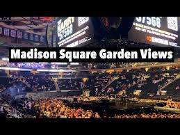 madison square garden view from seats