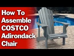how to emble costco adirondack chair