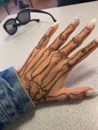 20 cool skeleton hand tattoo ideas