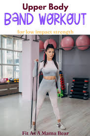 upper body resistance band workout with pdf