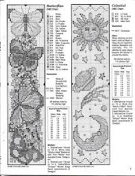 Butterflies And Celestial Bookmark Patterns Good For Cross