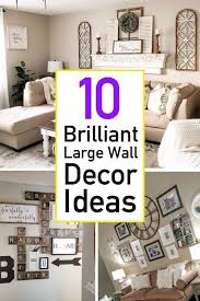 large wall decor living room