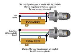 We recommend you tap the load resistor between the most vivid wire color (usually the brighter/blinker) and the least wire color (usually negative). Sylvania Led Load Resistor Correct Bulb Out Warnings And Hyperflash Issue Sylvania Automotive