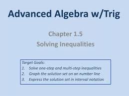 Ppt Advanced Algebra W Trig