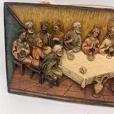 The Last Supper Vintage 3d Resin Wall