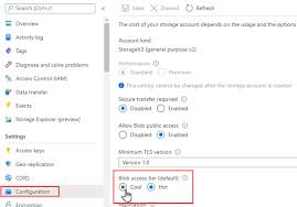 azure blob access tiers and lifecycle