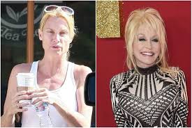 Take a look at this throwback photo and learn more about her wig. With Or Without Make Up These Fabulous Stars Look Absolutely Stunning Page 22 Of 84 Dolly Parton Without Makeup Celebs Without Makeup Natural Hair Styles