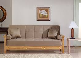wooden frame storage sleeper sofa