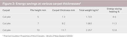 carpet can help reduce energy costs up