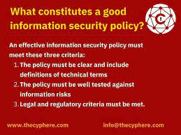 information security policies how to