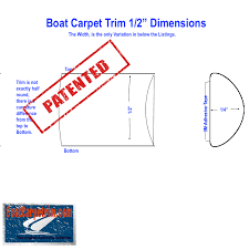 boat carpet trim 5 8 x 30 trim only