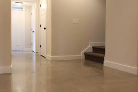 Polished Concrete Floor With Exposed