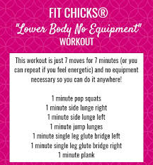 fit s friday 7 minute lower body