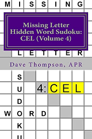 missing letter hidden word sudoku cel