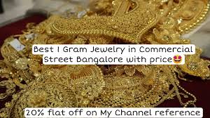 one gram gold in commercial street
