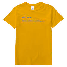 Unisex Standard Heavy Cotton T Shirt Gold