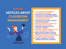 articles about clroom management