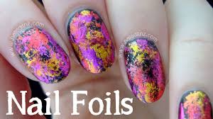 how to use nail foils easy unique