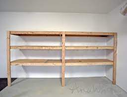 best diy garage shelves attached to