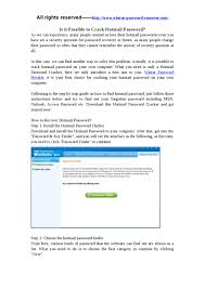 Go directly to step 3: How To Crack Hotmail Password Best Hotmail Password Hacker By Ping Ping Issuu