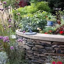 Stone Wall In The Garden Ideas For